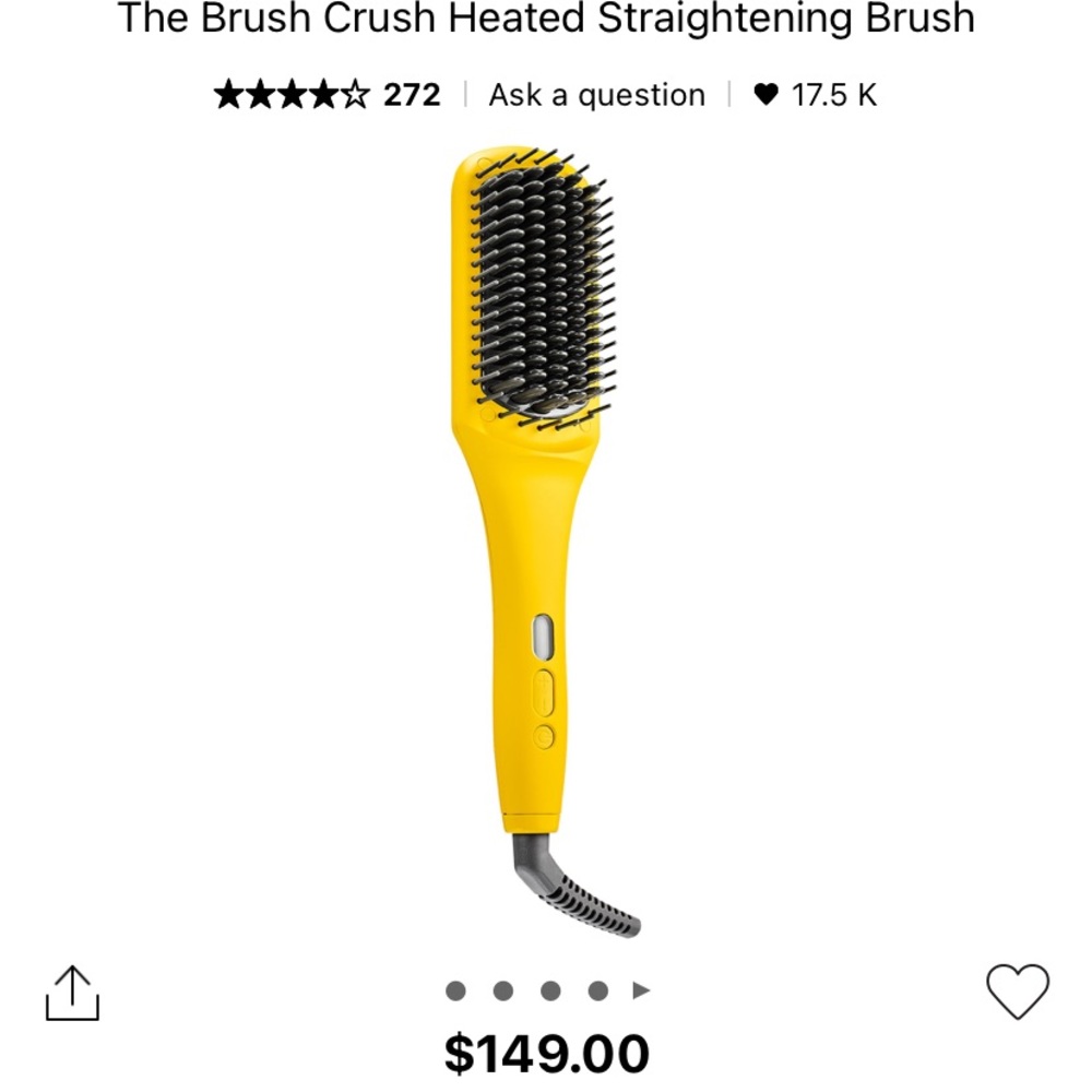 DryBar Brush Crush Heated Straightening Brush